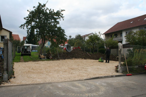 Stellplatz geschottert