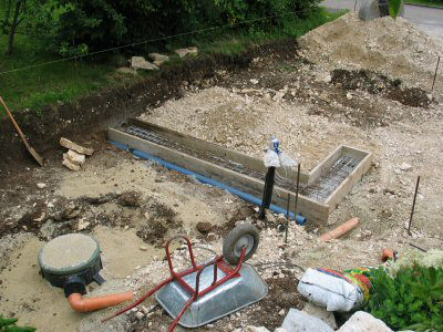 Streifenfundament