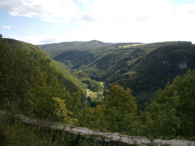 Aufstieg in der Ruine